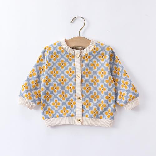 Spandex & Polyester Baby Tops Cute & unisex printed floral PC