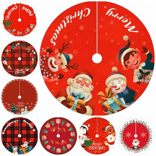 Polyester Kerstboom rok verschillende kleur en patroon naar keuze meer kleuren naar keuze stuk