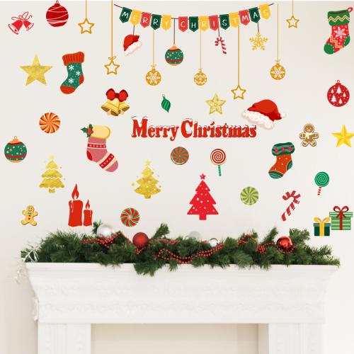 Pvc Autocollants muraux de Noël Ensemble