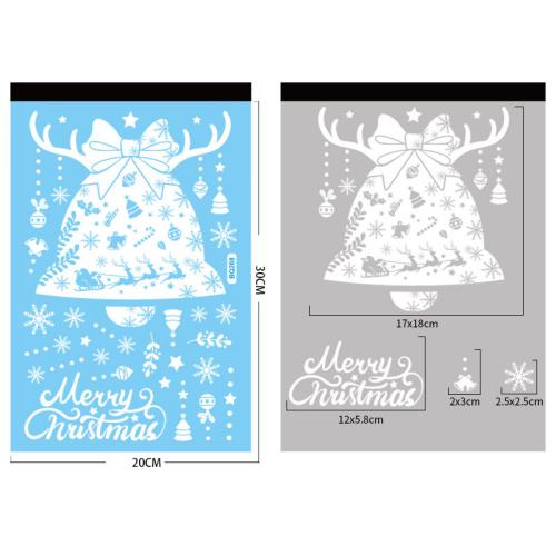 Pvc Autocollants muraux de Noël plus de couleurs pour le choix pièce