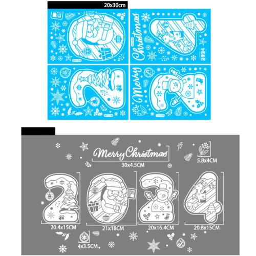 Pvc Autocollants muraux de Noël Blanc pièce