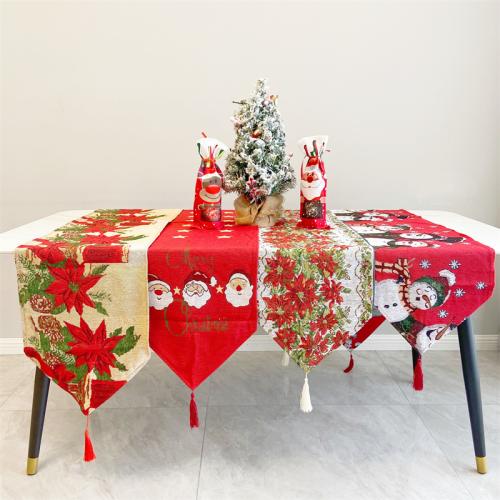 Polyester and Cotton Creative Christmas Table Runner  PC