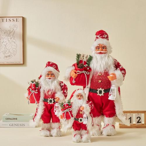 Cloth Creative Christmas Decoration red PC