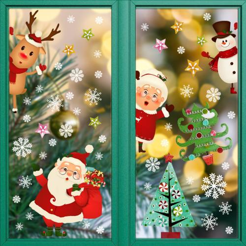 Pvc Autocollants muraux de Noël Ensemble