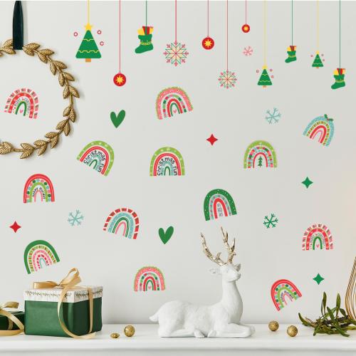 Pvc Autocollants muraux de Noël Ensemble