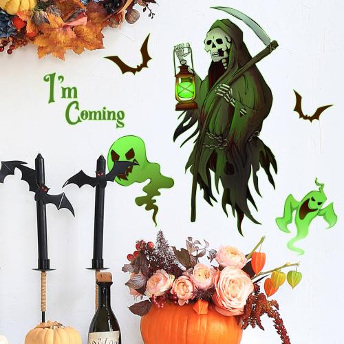 PVC Wall Stickers Halloween Design & luminated & waterproof Set