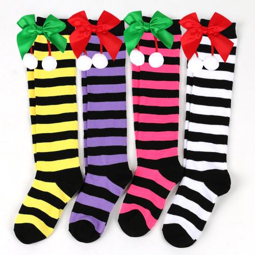 Polyester Children Stocking antifriction & deodorant & breathable printed Pair