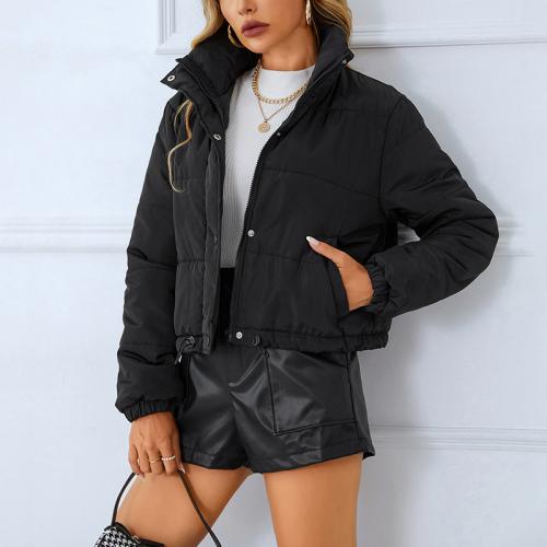 Polyester Women Parkas & thermal Solid PC