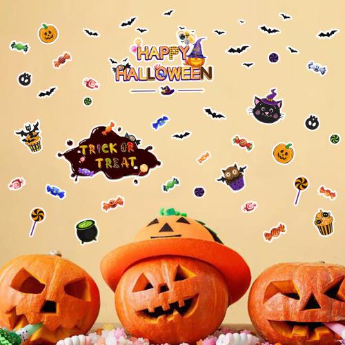 PVC Wall Stickers Halloween Design & three piece Set