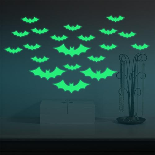 PVC Wall Stickers Halloween Design & luminated Set