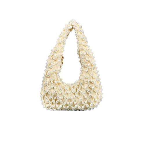 Acrylic & Polyester Easy Matching Handbag white PC