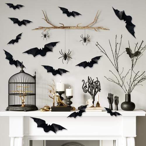 PET Wall Stickers Halloween Design & twelve piece Set