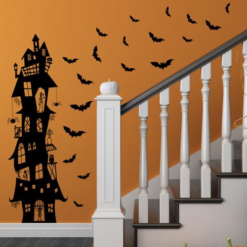 PVC Waterproof Wall Stickers Halloween Design Set