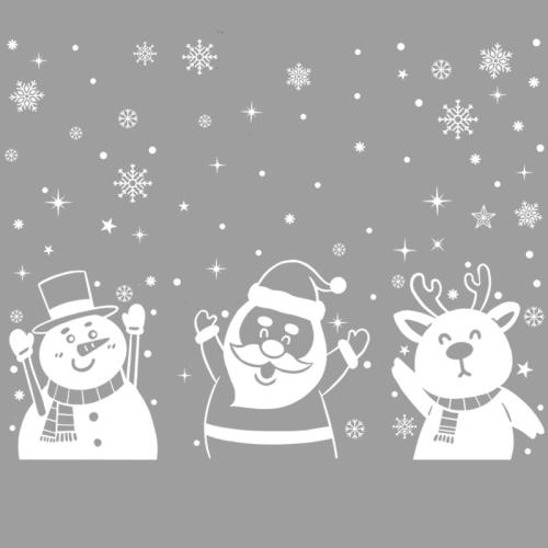 Pvc Autocollants muraux de Noël Dessin animé plus de couleurs pour le choix pièce