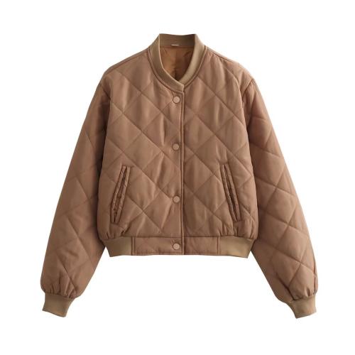 Polyester Women Parkas & loose Solid PC