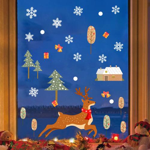 Pvc Autocollants muraux de Noël Ensemble