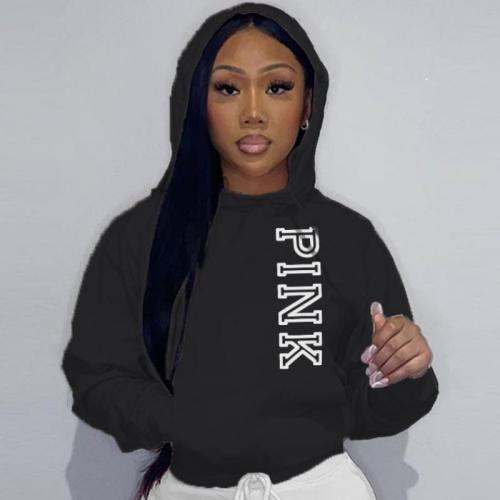 Polyester Sweatshirts femmes Imprimé Lettre plus de couleurs pour le choix pièce