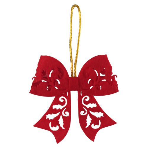 Lijm gebonden stof Kerstboom hangende Decoratie Instellen