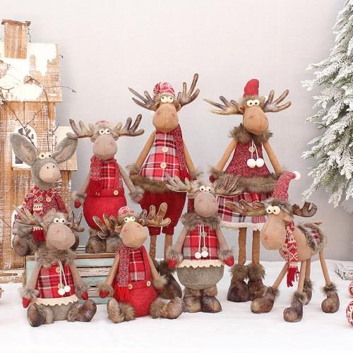 Non-Woven Fabrics & Plastic & Polyester Christmas Decoration stretchable & christmas design PC