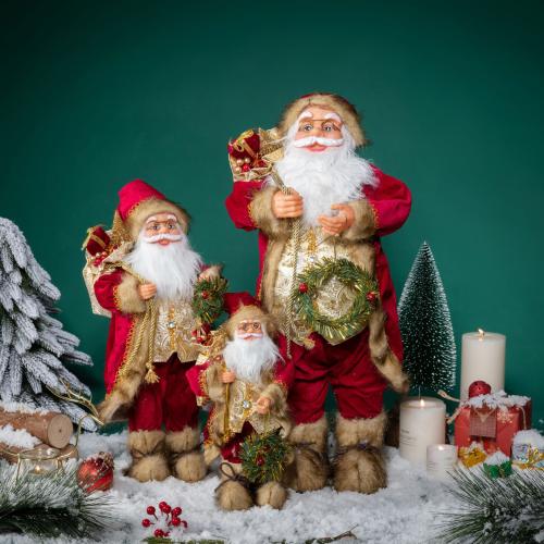 Cloth Creative Christmas Decoration red PC
