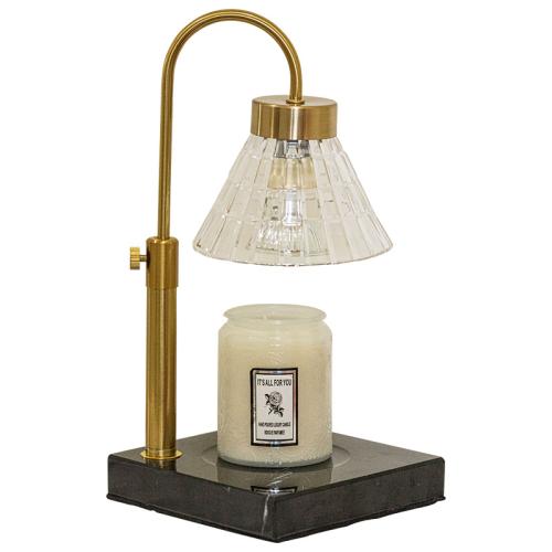 Glass & Iron adjustable light intensity Fragrance Lamps different power plug style for choose PC