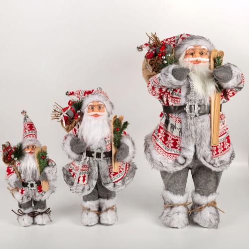 Cloth Creative Christmas Decoration white PC