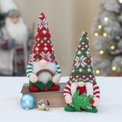 Knitted Christmas Decoration christmas design PP Cotton PC