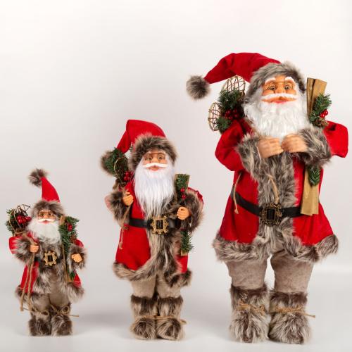Cloth Creative Christmas Decoration red PC