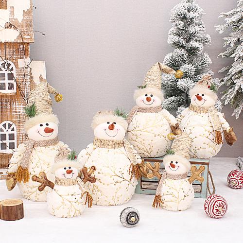 Cloth & Foam Christmas Decoration christmas design Snowman PC