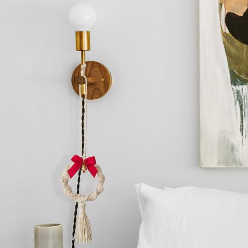 Cotton thread Hanging Ornament for home decoration & christmas design weave PC