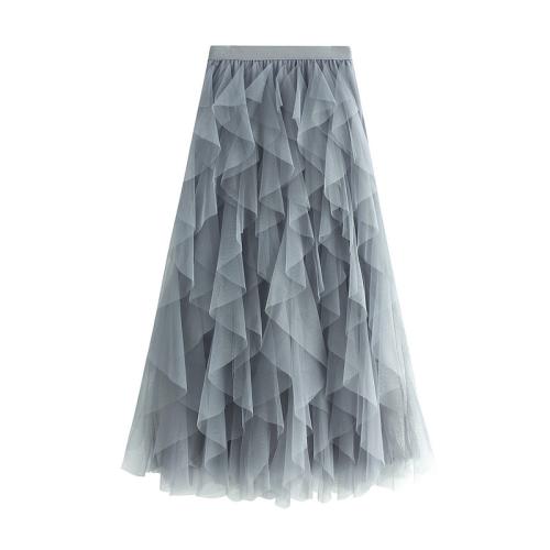 Gasa Falda Maxi, labor de retazos, Sólido, más colores para elegir, :, trozo
