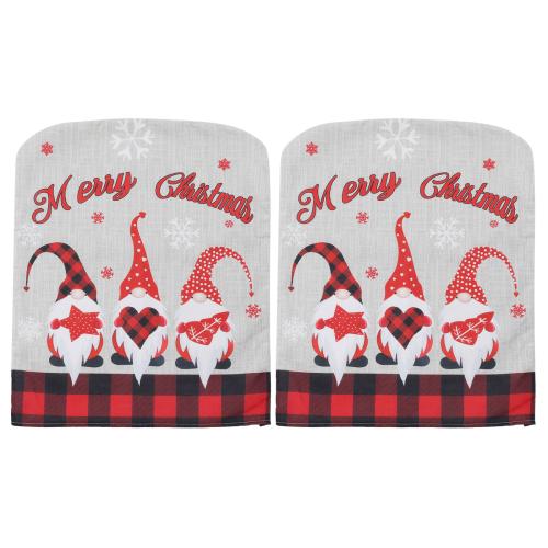 Cloth Christmas Chair Cover christmas design printed PC