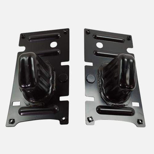 Staal Bumpersteunbeugel, Zwarte,  stuk