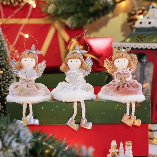 Doek Kerstboom hangende Decoratie meer kleuren naar keuze stuk