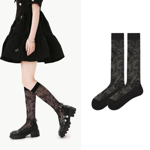 Cotton Knee Socks Women Knee Socks printed Others : Pair