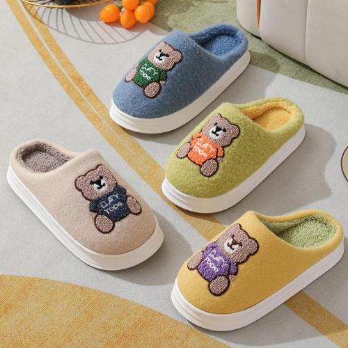 Plüsch Baumwollschuhe, Patchwork, mehr Farben zur Auswahl, Paar