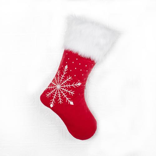 Adhesive Bonded Fabric & Pleuche Christmas Decoration Stocking christmas design PC