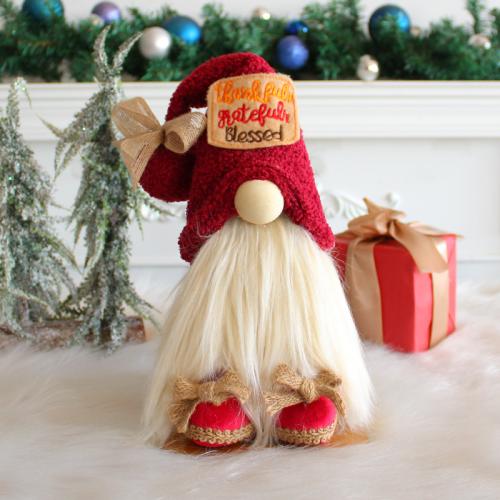 Cloth & Plastic Creative Decoration christmas design red PC