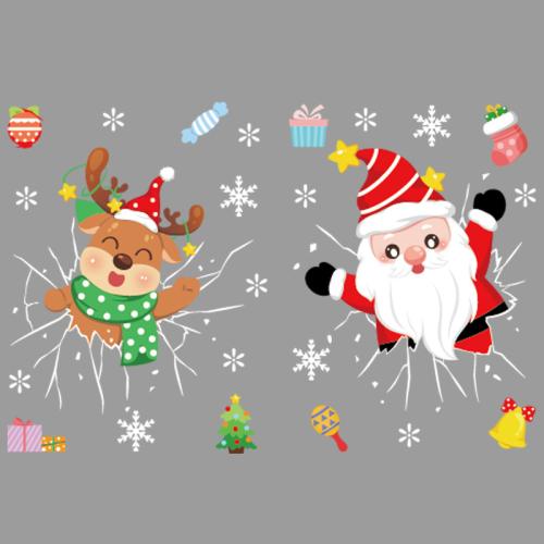 Pvc Autocollants muraux de Noël couleurs mixtes pièce