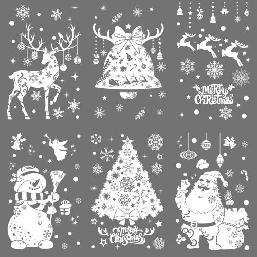 Pvc Autocollants muraux de Noël plus de couleurs pour le choix pièce