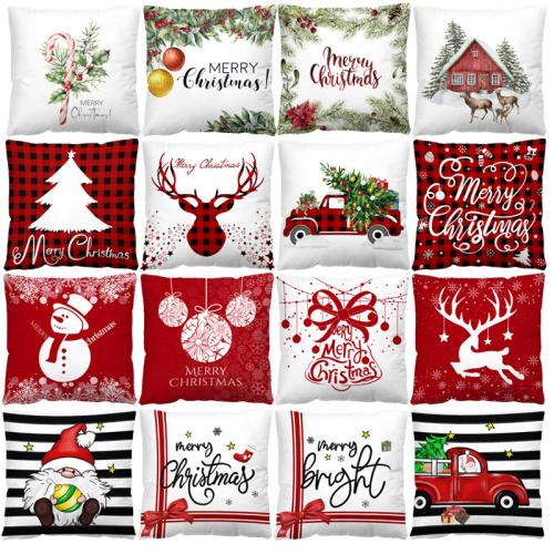 Plush Soft Pillow Case christmas design printed PC