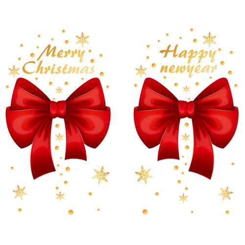 Pvc Autocollants muraux de Noël plus de couleurs pour le choix pièce
