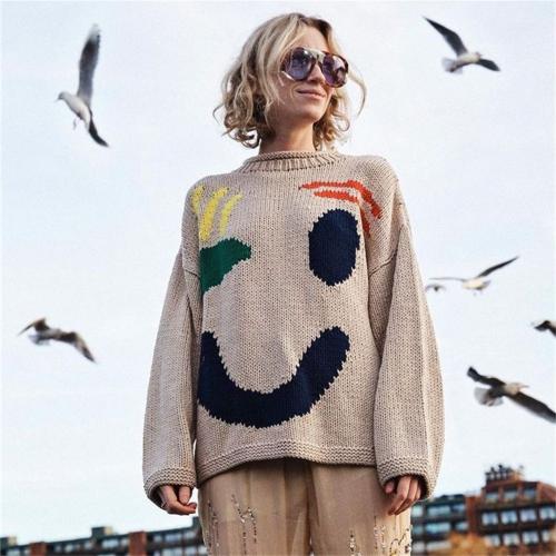 Baumwolle Frauen Pullover, Gestrickte, Andere, mehr Farben zur Auswahl, Stück