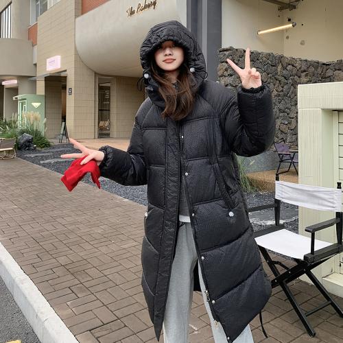 Polyester Women Parkas mid-long style & thicken & loose PC