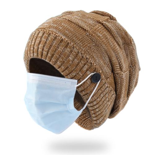 Caddice Ear Protection Knitted Hat thermal & unisex knitted Solid : PC