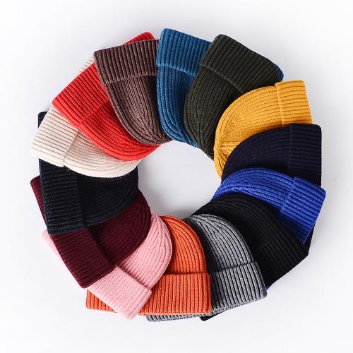 Cotton windproof & Ear Protection Skullcap thermal & unisex knitted Solid : PC