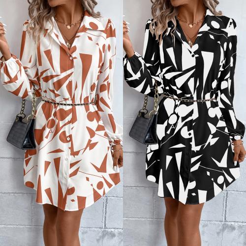 Polyester Robe d’une seule pièce Imprimé plus de couleurs pour le choix pièce