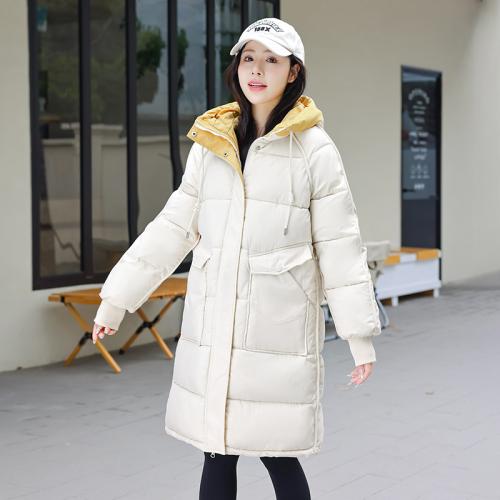 Polyester Women Parkas mid-long style & slimming & thicken PC