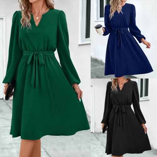 Polyester Robe d’une seule pièce Solide plus de couleurs pour le choix pièce