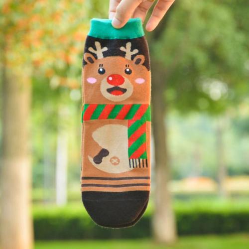 Katoen Kerstsok Jacquard verschillende kleur en patroon naar keuze : Paar